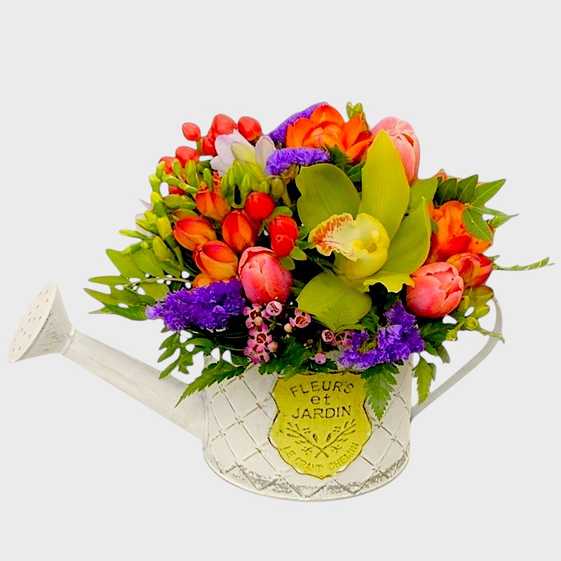 Stropitoare cu lalele si hypericum