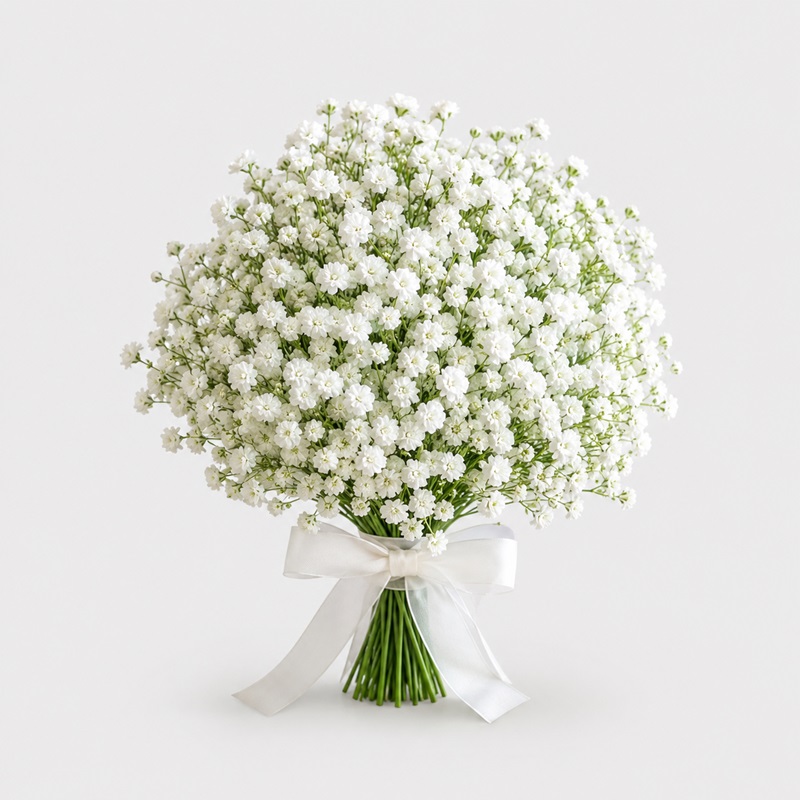 Buchet de mireasa cu floarea miresei