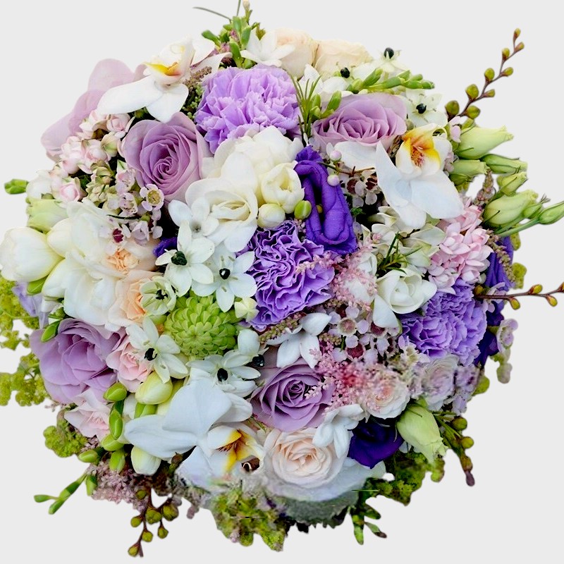 Buchet mireasa pastelat Laura
