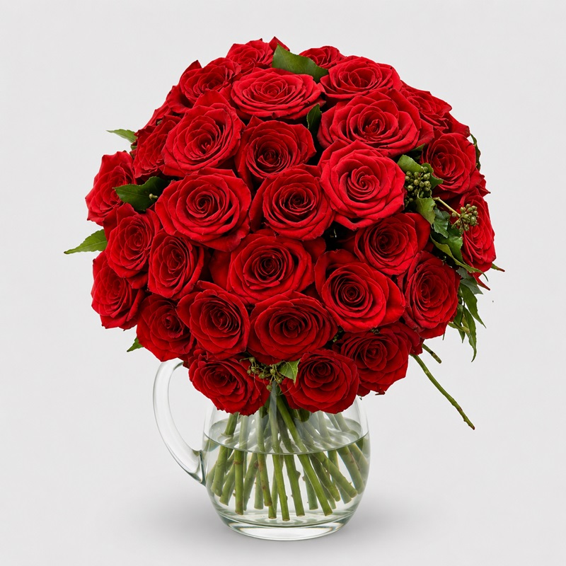 Buchet cadou cu 31 de trandafiri