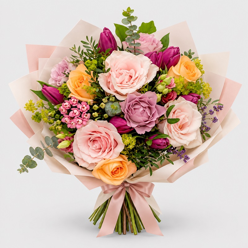 Buchet cadou Mov Pastelat