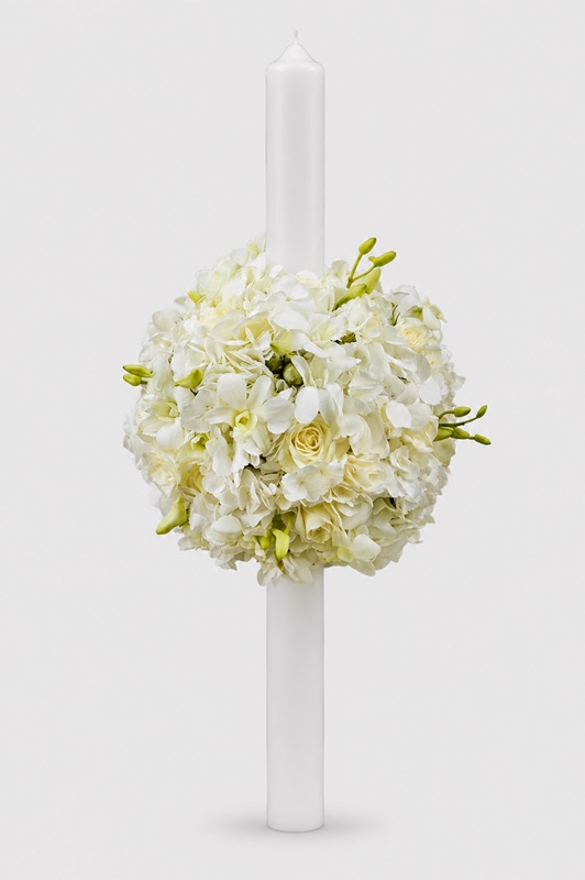 Lumanare botez Pure White