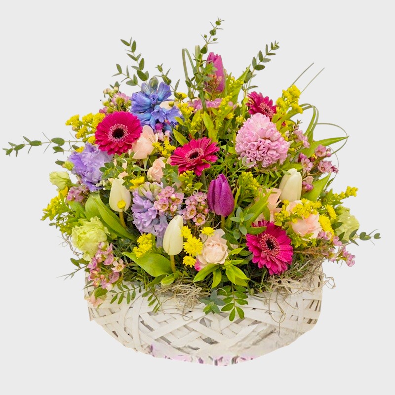 Aranjament floral Primavara Roz