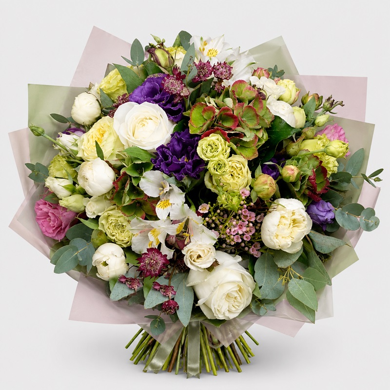 Buchet cadou Bujori Albi