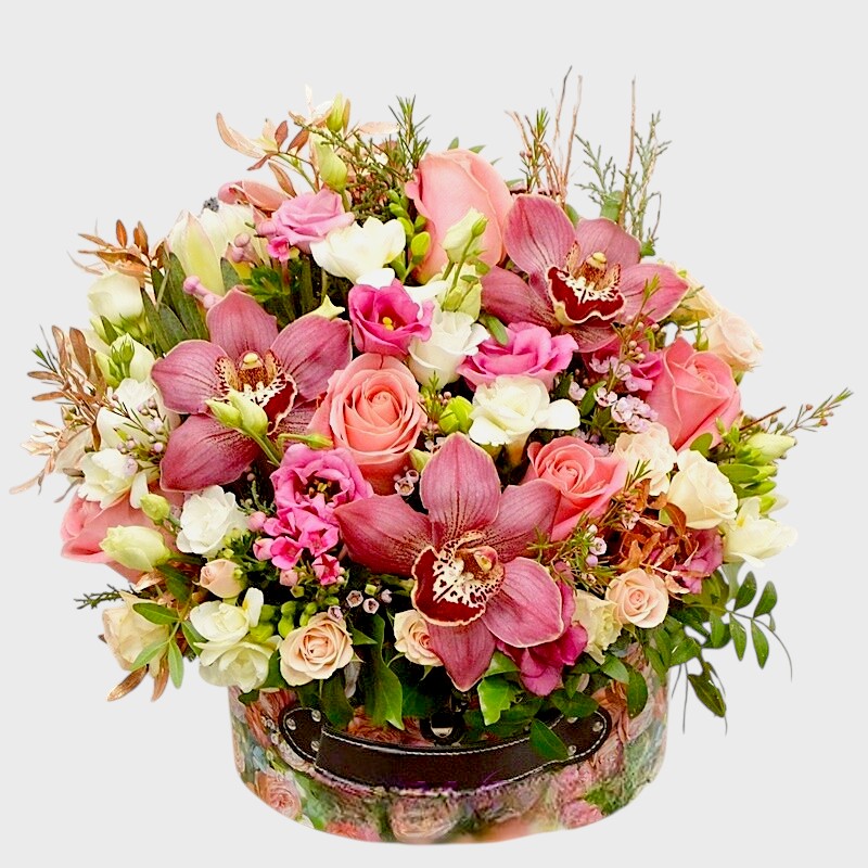 Aranjament floral Culori Pastel
