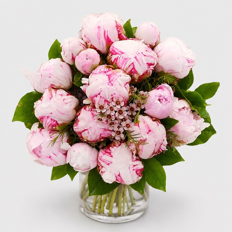 Buchet de bujori, personalizeaza numarul de fire