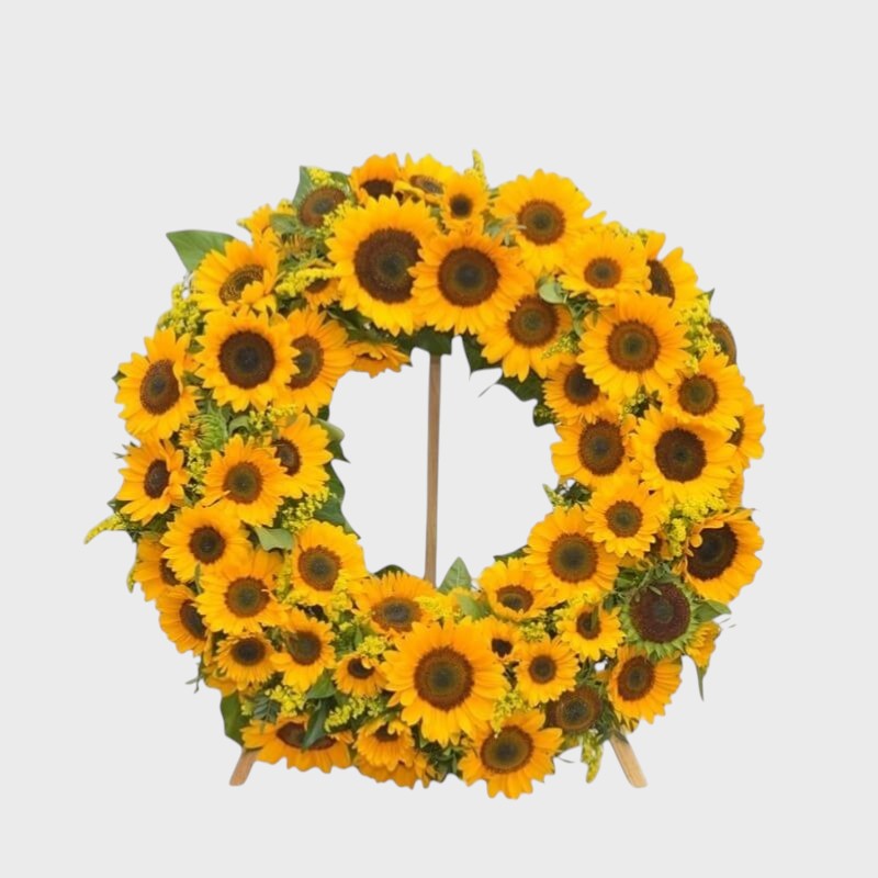 Coroana funerara Floarea Soarelui