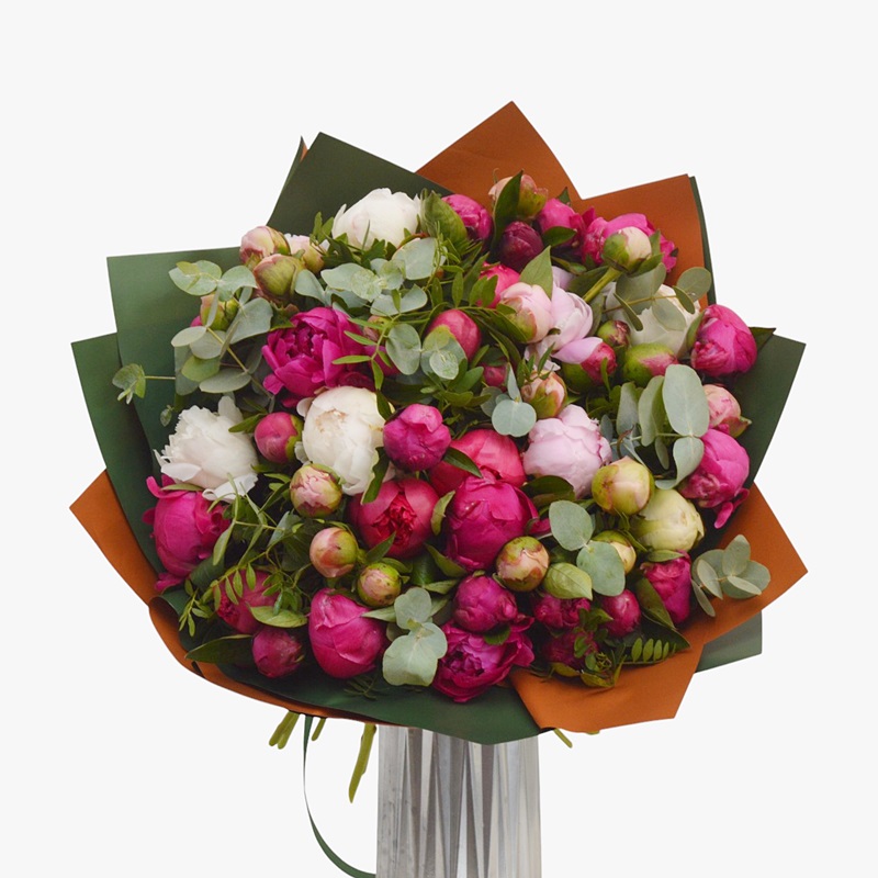 Buchet cadou "Alint de bujori" - imagine 3