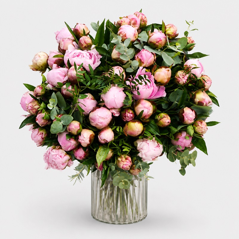 buchet cadou cu bujori micsti