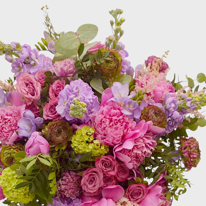 Buchet cadou cu trandafiri si ranunculus "Ecoul privirii tale" - imagine 4