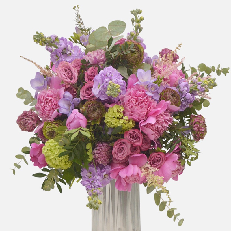 Buchet cadou cu trandafiri si ranunculus "Ecoul privirii tale" - imagine 2